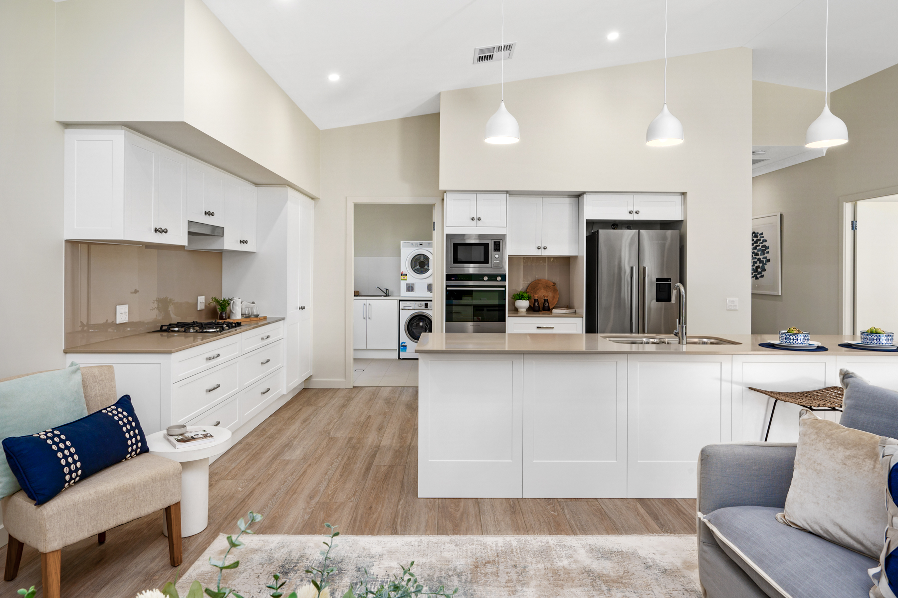 Tocumwal kitchen and laundry