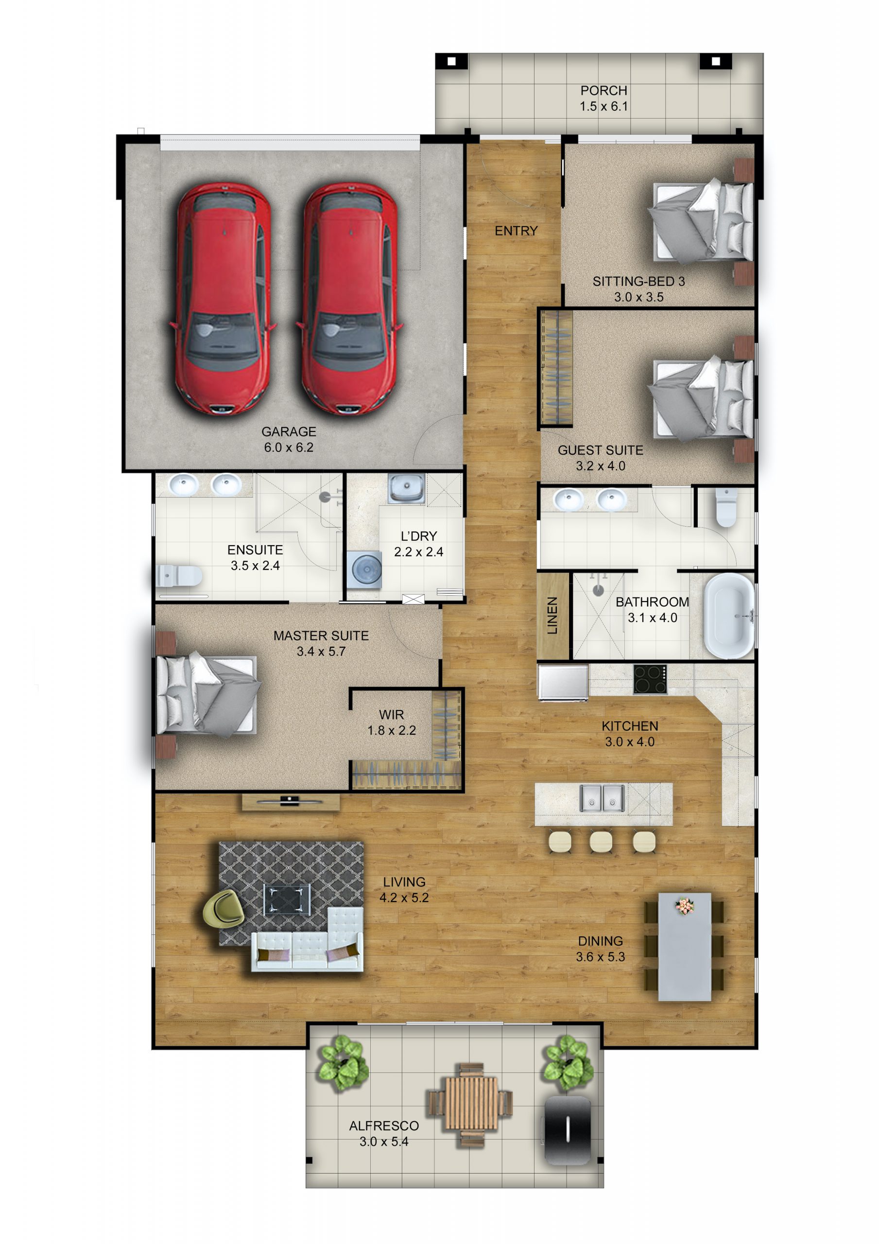 Learmonth City Floorplan